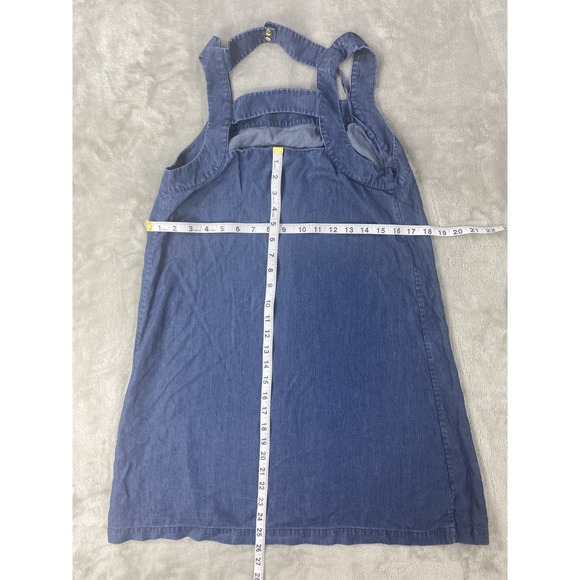 KARRI BLUE Sleeveless Dress Womens Small Blue Denim Lightweight Casual Lyocell - Picture 5 of 7